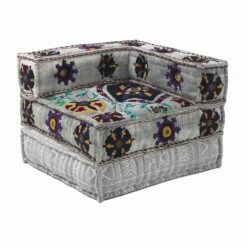 Chaise Longue Fauteuil Van Etnisch Ontwerp In Patchwork Katoen, Voor Woonkamer - Vezel -Slide Shop poltrona chaise longue di design etnico in cotone patchwork per salotto fibra 20