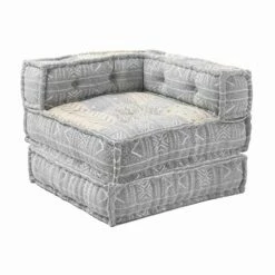 Chaise Longue Fauteuil Van Etnisch Ontwerp In Patchwork Katoen, Voor Woonkamer - Vezel -Slide Shop poltrona chaise longue di design etnico in cotone patchwork per salotto fibra 8