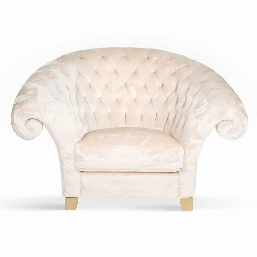 Leunstoel Bewerkt Gewatteerde Faux Fur Balma 1 Leunstoel Bewerkt Gewatteerde Faux Fur Balma