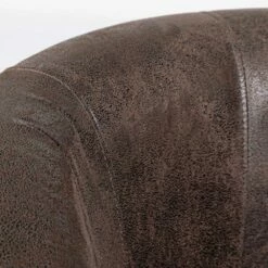 Klassieke Fauteuil In Grenen Hout En 2 Kleuren Nabuk Bekleding - Bahli -Slide Shop poltrona classica in legno di pino e rivestimento nabuk 2 colori bahli 11