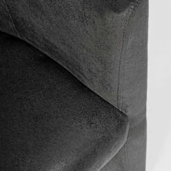 Klassieke Fauteuil In Grenen Hout En 2 Kleuren Nabuk Bekleding - Bahli -Slide Shop poltrona classica in legno di pino e rivestimento nabuk 2 colori bahli 4