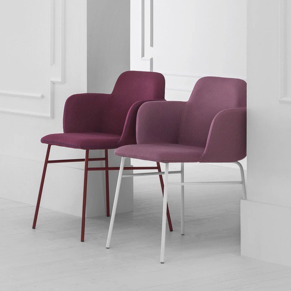 Hoge Kwaliteit Gekleurde Fauteuil In Stof En Metaal Made In Italy - Molde 12 Hoge Kwaliteit Gekleurde Fauteuil In Stof En Metaal Made In Italy - Molde - Afbeelding 12