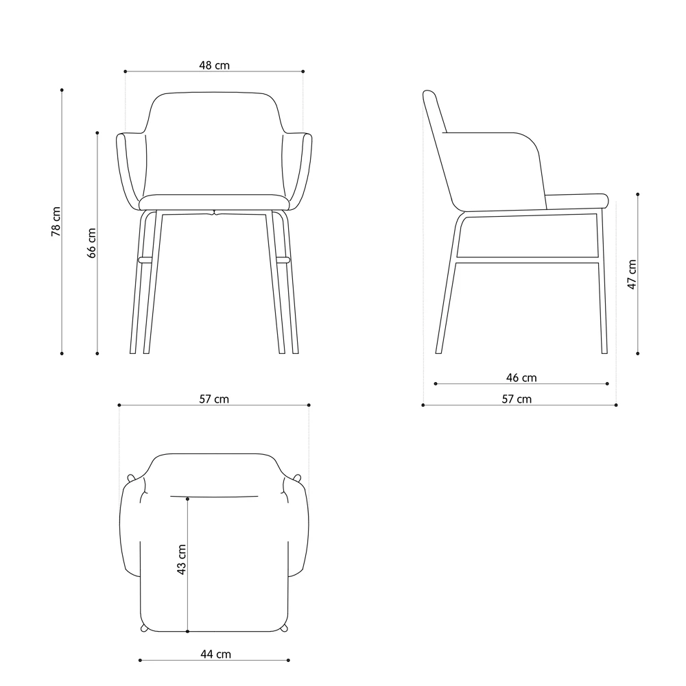 Hoge Kwaliteit Gekleurde Fauteuil In Stof En Metaal Made In Italy - Molde 13 Hoge Kwaliteit Gekleurde Fauteuil In Stof En Metaal Made In Italy - Molde - Afbeelding 13