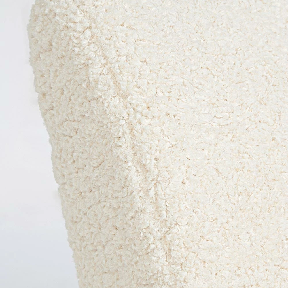 Fauteuil Met Armleuningen Van Rubberhout En Zitting Met Woleffect - Patrizia 12 Fauteuil Met Armleuningen Van Rubberhout En Zitting Met Woleffect - Patrizia - Afbeelding 12