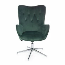Fauteuil Met Verstelbare Structuur In Verchroomd Staal En Fluweel - Giulia -Slide Shop poltrona con struttura regolabile in acciaio cromato e velluto giulia 9