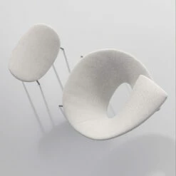 Woonkamer Fauteuil Met Voetensteun In Stof Made In Italy - Bonaldo Lock -Slide Shop poltrona da salotto con poggiapiedi in tessuto made in italy bonaldo lock 4