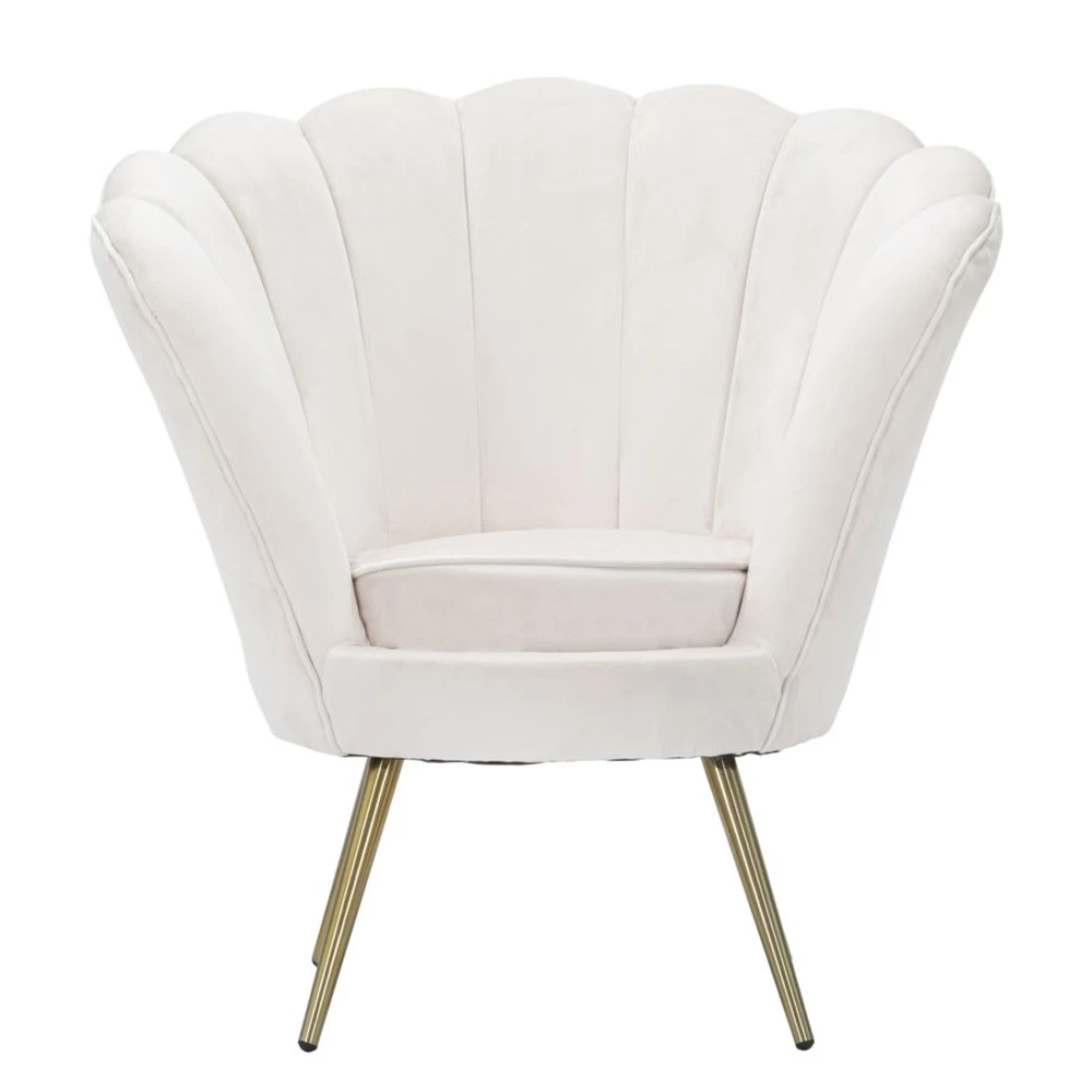 Design Woonkamer Fauteuil In Fluweel Met Gouden Ijzeren Poten - Annina 2 Design Woonkamer Fauteuil In Fluweel Met Gouden Ijzeren Poten - Annina - Afbeelding 2