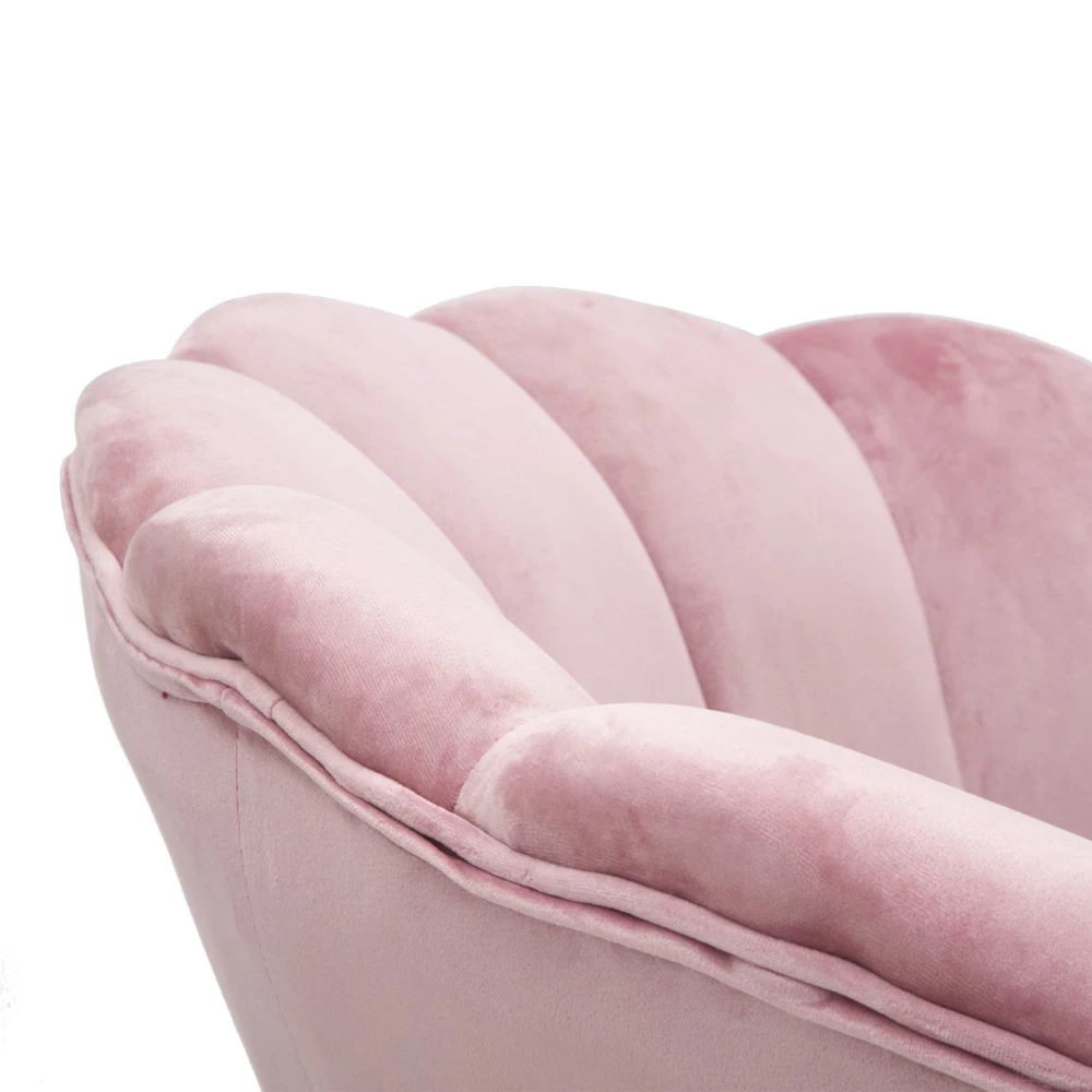 Design Woonkamer Fauteuil In Fluweel Met Gouden Ijzeren Poten - Annina 9 Design Woonkamer Fauteuil In Fluweel Met Gouden Ijzeren Poten - Annina - Afbeelding 9