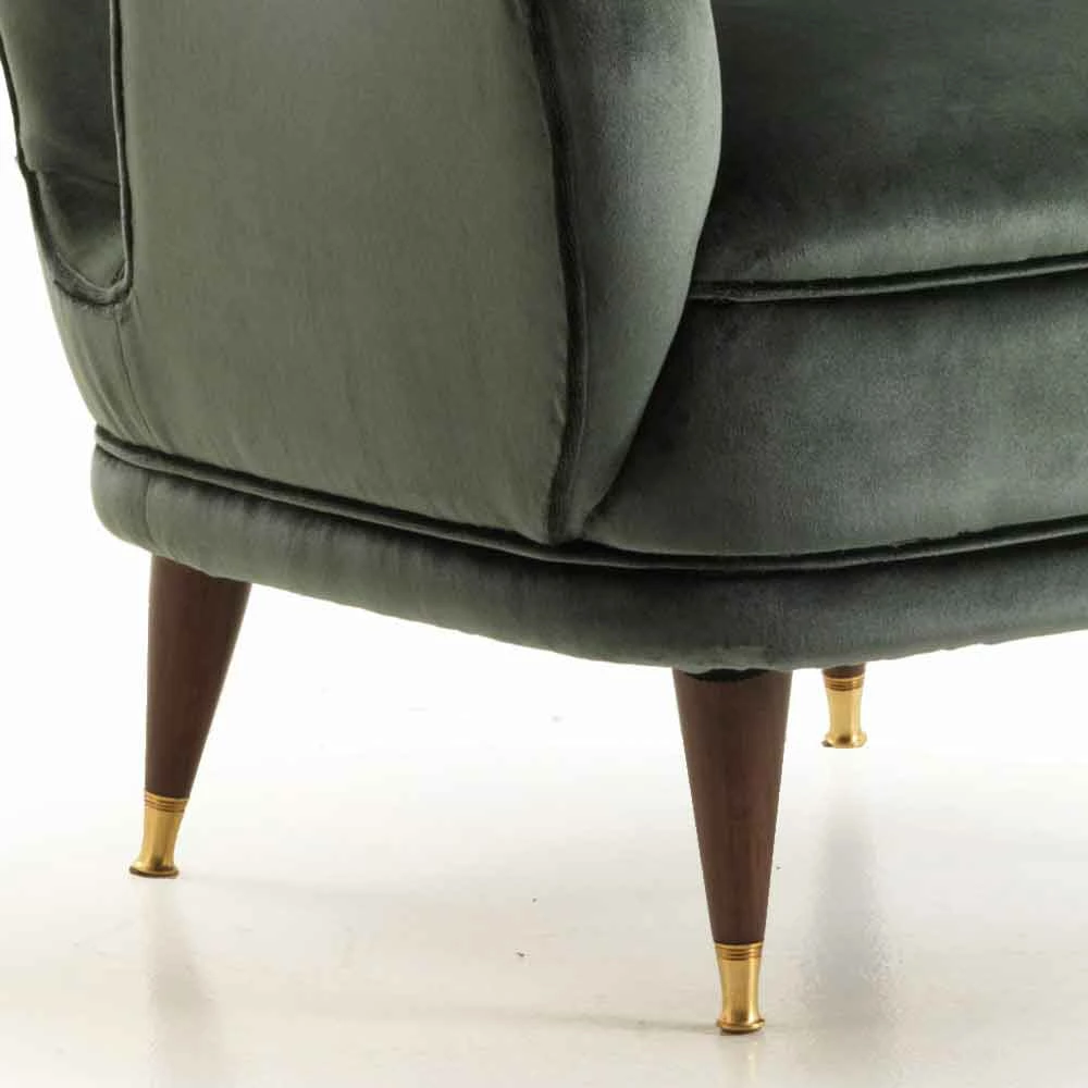 Padded Stoel Klassiek Design Lounge L78xP75cm, Benny 2 Padded Stoel Klassiek Design Lounge L78xP75cm, Benny - Afbeelding 2