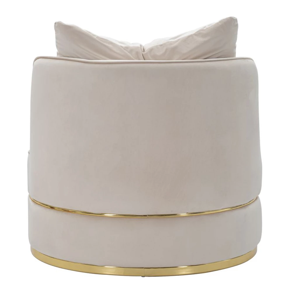 Gestoffeerde En Gestoffeerde Woonkamerfauteuil In Stof Met Versieringen - Patch 2 Gestoffeerde En Gestoffeerde Woonkamerfauteuil In Stof Met Versieringen - Patch - Afbeelding 2