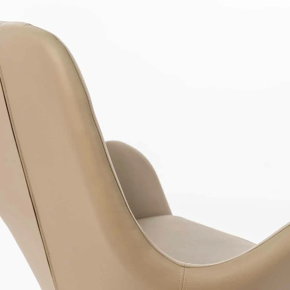 Gestoffeerde En Draaibare Kunstleer Woonkamer Fauteuil, Modern Design - Gajarda 13 Gestoffeerde En Draaibare Kunstleer Woonkamer Fauteuil, Modern Design - Gajarda - Afbeelding 13