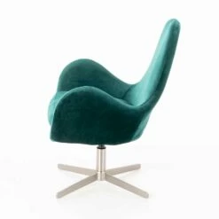 Gewatteerde Draaibare Lounge Fauteuil In Fluweel - Gajarda Met Modern Design 24 Gewatteerde Draaibare Lounge Fauteuil In Fluweel - Gajarda Met Modern Design -Slide Shop poltrona da salotto imbottita girevole di design moderno in velluto gajarda 10