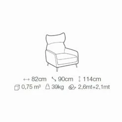 Lederen Fauteuil Met Gelakte Metalen Poten Made In Italy - Walnoot 17 Lederen Fauteuil Met Gelakte Metalen Poten Made In Italy - Walnoot -Slide Shop poltrona da salotto in pelle con piedini in metallo laccato made in italy noce 8