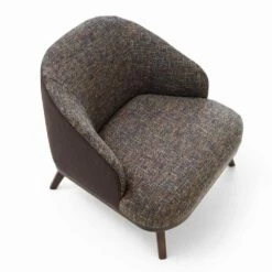 Stoffen Fauteuil Met Massief Houten Onderstel Made In Italy - Pepina 7 Stoffen Fauteuil Met Massief Houten Onderstel Made In Italy - Pepina -Slide Shop poltrona da salotto in tessuto con base in legno massello made in italy pepina 2