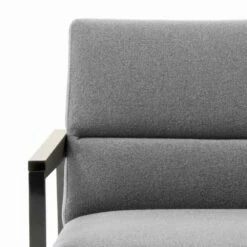 Woonkamer Fauteuil In Stof, Leer En Edelmetaal Made In Italy - Milla -Slide Shop poltrona da salotto in tessuto pelle e metallo pregiata made in italy milla 3