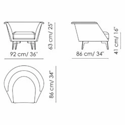 Woonkamer Fauteuil In Fluweel En Metaal Gemaakt In Italië - Bonaldo Lovy -Slide Shop poltrona da salotto in velluto e metallo made in italy bonaldo lovy 15