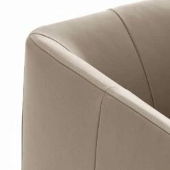 Woonkamer Fauteuil Bekleed Met Leer Met Houten Poten Made In Italy - Maira -Slide Shop poltrona da salotto rivestita in pelle con gambe in legno made in italy maira 2