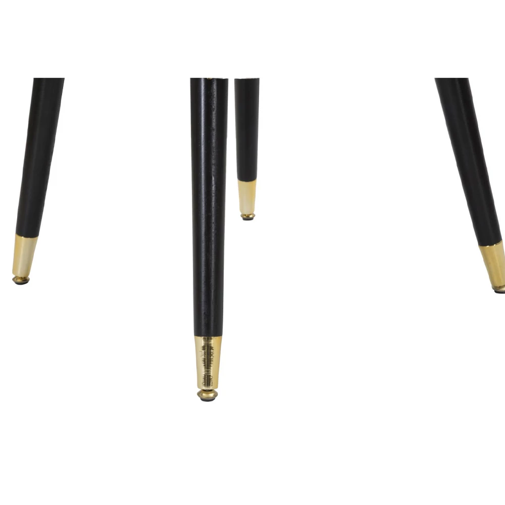 Woonkamer Fauteuil Bekleed Met Stof Met Moderne Houten Poten - Ezia 4 Woonkamer Fauteuil Bekleed Met Stof Met Moderne Houten Poten - Ezia - Afbeelding 4