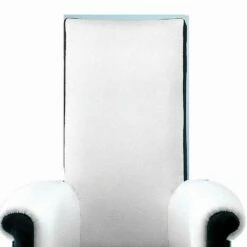 Woonkamer Fauteuil Bekleed Met Zwart En Wit Fluweel Gemaakt In Italië - Gedda -Slide Shop poltrona da salotto rivestita in velluto bianco e nero made in italy gedda 2