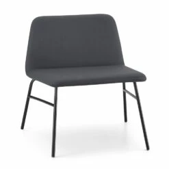 Hoge Kwaliteit Woonkamer Fauteuil In Stof En Metaal Made In Italy - Molde