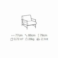 Stoffen Woonkamer Fauteuil Met Metalen Structuur Made In Italy - Manilla 29 Stoffen Woonkamer Fauteuil Met Metalen Structuur Made In Italy - Manilla -Slide Shop poltrona da soggiorno in tessuto con struttura in metallo made in italy manila 14