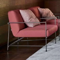 Stoffen Woonkamer Fauteuil Met Metalen Structuur Made In Italy - Manilla 20 Stoffen Woonkamer Fauteuil Met Metalen Structuur Made In Italy - Manilla -Slide Shop poltrona da soggiorno in tessuto con struttura in metallo made in italy manila 3