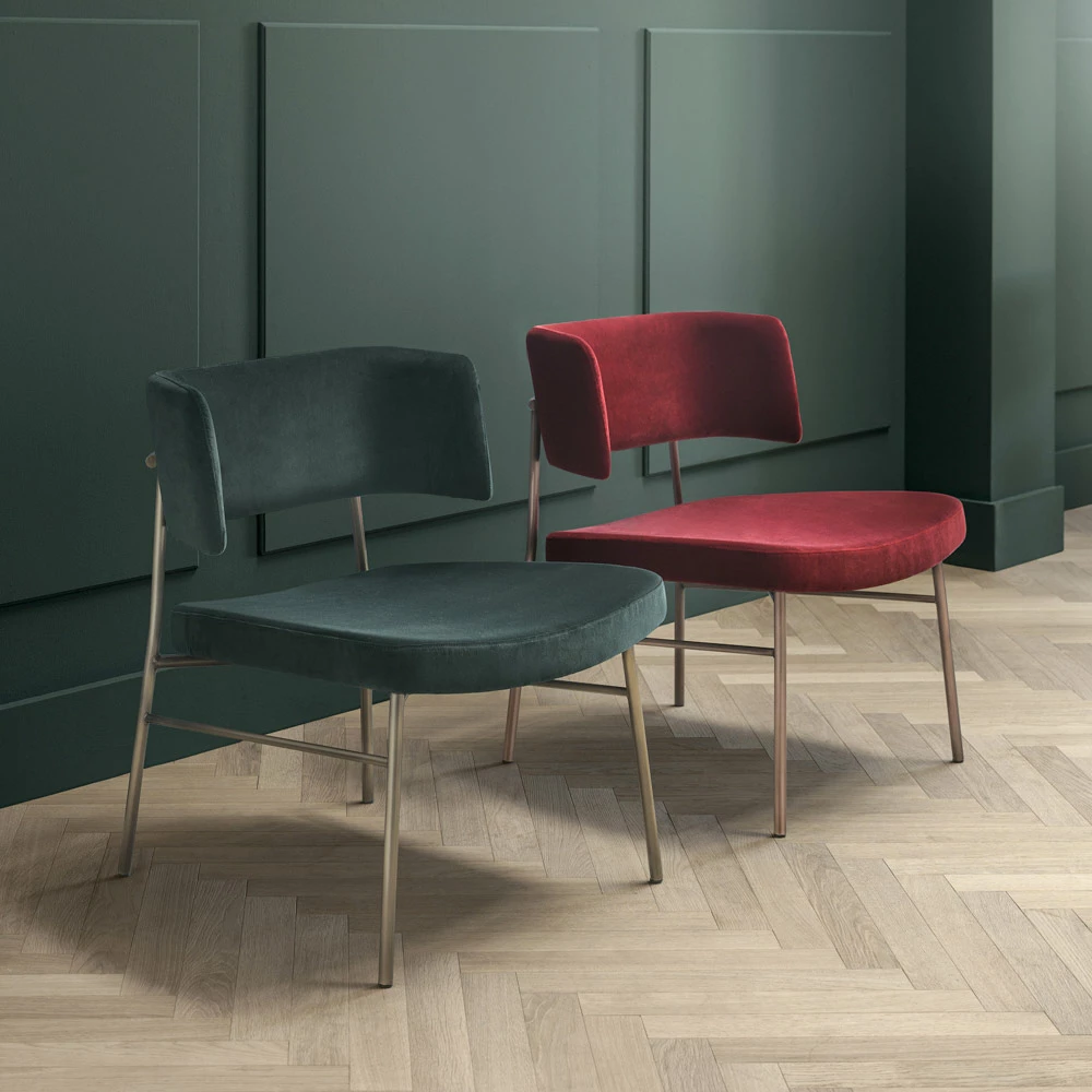 Woonkamer Fauteuil In Fluweel Met Metalen Structuur Made In Italy - Alaska 10 Woonkamer Fauteuil In Fluweel Met Metalen Structuur Made In Italy - Alaska - Afbeelding 10