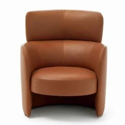 Woonkamer Fauteuil Bekleed Met Hoge Kwaliteit Made In Italy Leer - Mango