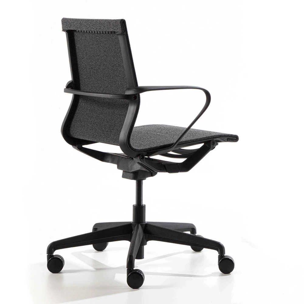 Bureaustoel Met Gaslift In Antracietkleurige Technische Stof - Selia 2 Bureaustoel Met Gaslift In Antracietkleurige Technische Stof - Selia - Afbeelding 2