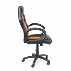 Kantoorfauteuil Met Armleuningen En Wielen In Nylon En Kunstleer - Corsey -Slide Shop poltrona da ufficio con braccioli e ruote in nylon e similpelle corsey 6