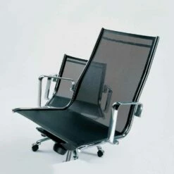 Chair Executive Office Netwerk, Hoge Rug, Licht Luxy -Slide Shop poltrona da ufficio direzionale in rete schienale alto light 6