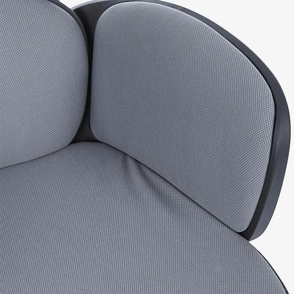 Verstelbare Draaibare Bureaustoel In Staal En Polyester - Luigio 2 Verstelbare Draaibare Bureaustoel In Staal En Polyester - Luigio - Afbeelding 2