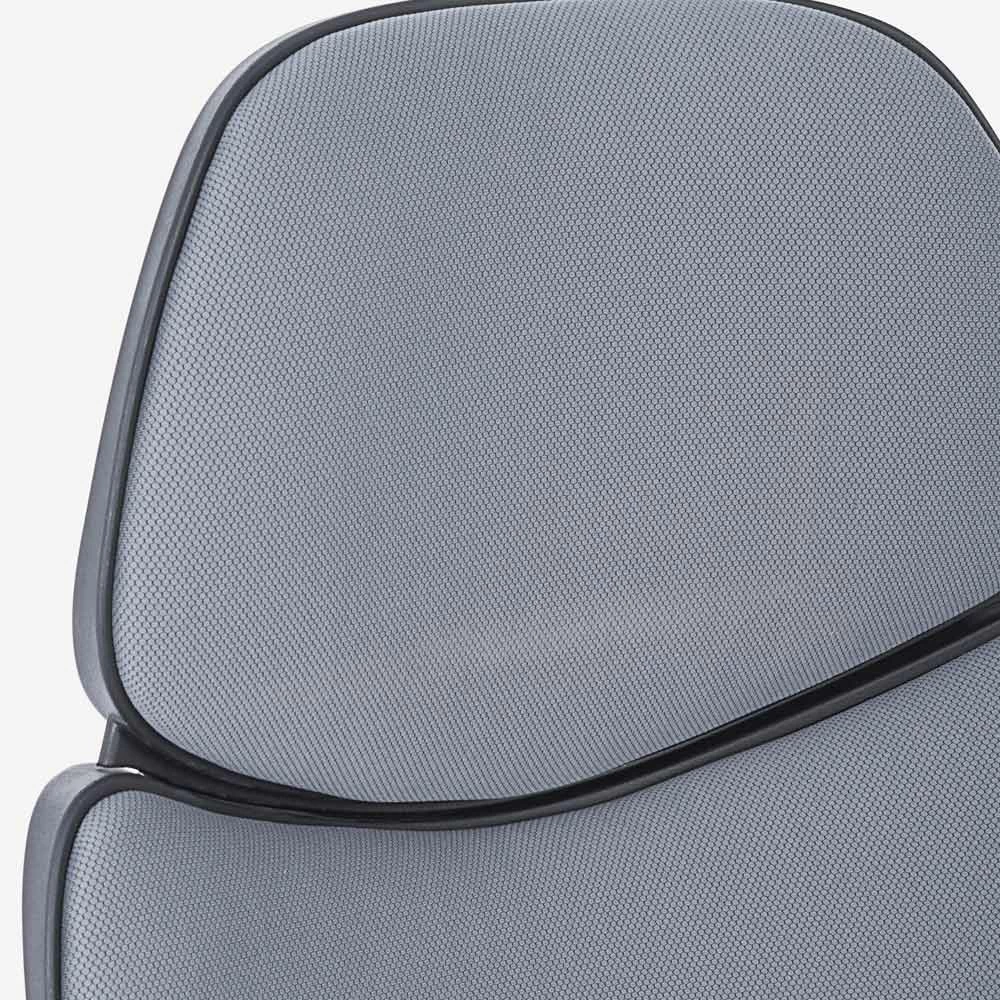 Verstelbare Draaibare Bureaustoel In Staal En Polyester - Luigio 3 Verstelbare Draaibare Bureaustoel In Staal En Polyester - Luigio - Afbeelding 3