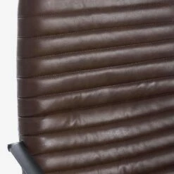 Bureaufauteuil In Staal En Vintage Bruin Kunstleer - Bartolomeo 5 Bureaufauteuil In Staal En Vintage Bruin Kunstleer - Bartolomeo -Slide Shop poltrona da ufficio in acciaio e ecopelle marrone vintage bartolomeo 2