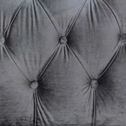 Klassieke Design Fauteuil In Hout En Grijs Of Roze Fluwelen Effect - Sanny -Slide Shop poltrona design classico in legno e effetto velluto grigio o rosa sanny 3