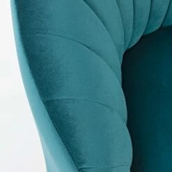 Elegante Design Fauteuil Luxe Woonkamer In Staal En Fluweel - Courtney -Slide Shop poltrona design elegante salotto di lusso in acciaio e velluto courtney 5