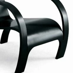 Design Fauteuil In Zwart Multiplex Of Berken Afwerking Made In Italy - Galatea -Slide Shop poltrona design in multistrato nero o finitura betulla made in italy galatea 2