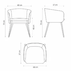 Hoge Kwaliteit Stoffen Fauteuil Met Metalen Onderstel Made In Italy - Bergen 19 Hoge Kwaliteit Stoffen Fauteuil Met Metalen Onderstel Made In Italy - Bergen -Slide Shop poltrona di alta qualita in tessuto con base in metallo made in italy bergen 9
