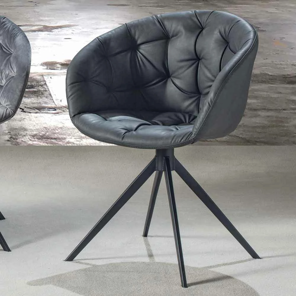 Moderne Design Fauteuil, Met Capitonnè - Enea 16 Moderne Design Fauteuil, Met Capitonnè - Enea - Afbeelding 16