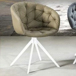 Moderne Design Fauteuil, Met Capitonnè - Enea 23 Moderne Design Fauteuil, Met Capitonnè - Enea -Slide Shop poltrona di design moderno con lavorazione capitonne enea