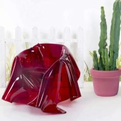 Modern Design Leunstoel Rood Plexiglas Parijs, Made In Italy 11 Modern Design Leunstoel Rood Plexiglas Parijs, Made In Italy -Slide Shop poltrona di design moderno in plexiglass rosso paris made in italy 2