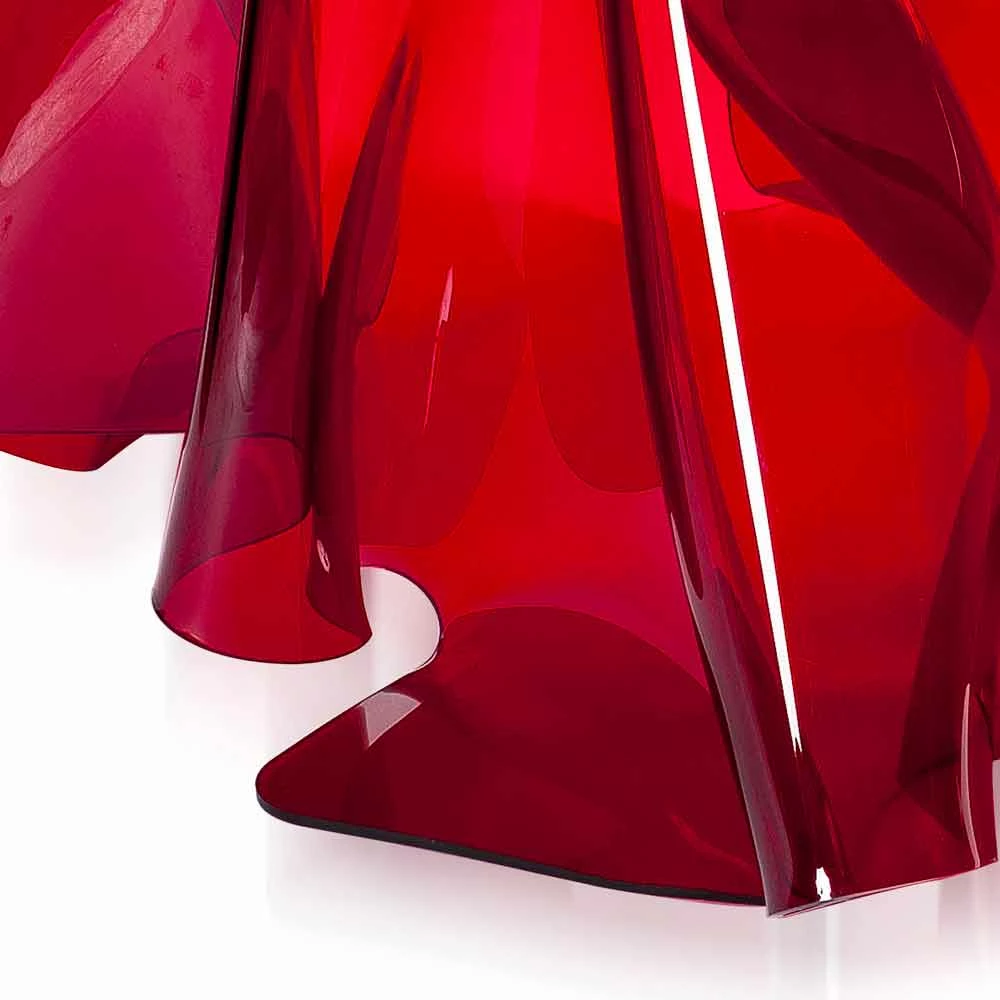 Modern Design Leunstoel Rood Plexiglas Parijs, Made In Italy 9 Modern Design Leunstoel Rood Plexiglas Parijs, Made In Italy - Afbeelding 9