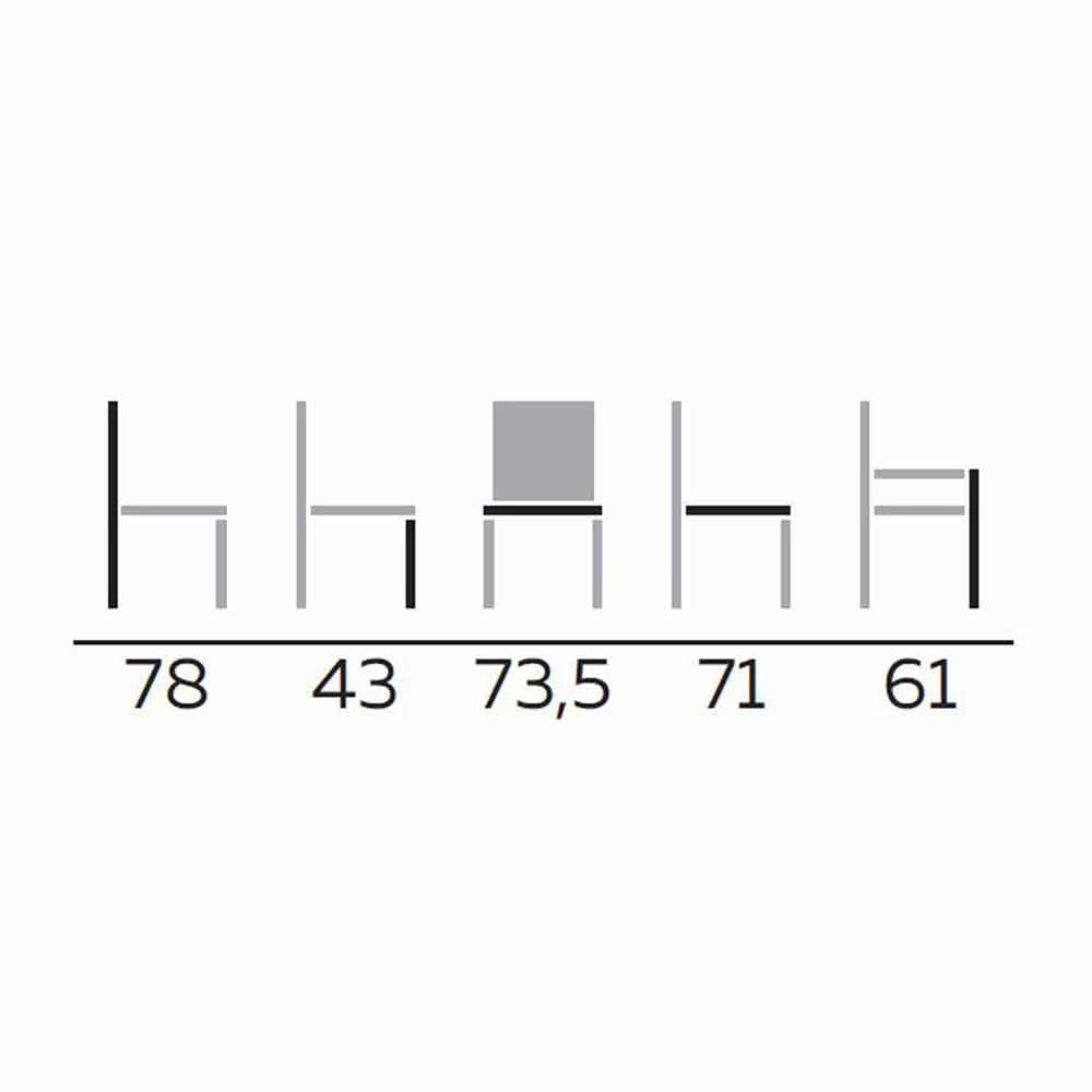 Design Fauteuil Bekleed Met Stof Met Houten Poten Made In Italy - Clera 11 Design Fauteuil Bekleed Met Stof Met Houten Poten Made In Italy - Clera - Afbeelding 11