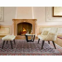 Design Fauteuil Bekleed Met Stof Met Houten Poten Made In Italy - Clera 14 Design Fauteuil Bekleed Met Stof Met Houten Poten Made In Italy - Clera -Slide Shop poltrona di design rivestita in tessuto con gambe in legno made in italy clera 2