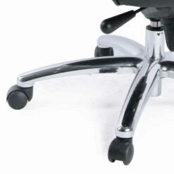 Directionele Kantoor Roterende Fauteuil In Lederen En Metalen Onderstel - Virone -Slide Shop poltrona direzionale da ufficio girevole sedili in pelle e base metallo virone 4