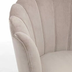 Elegante Gestoffeerde Woonkamerfauteuil Fluweeleffect 3 Afwerkingen - Geppy -Slide Shop poltrona elegante salotto imbottita effetto velluto 3 finiture geppy 5