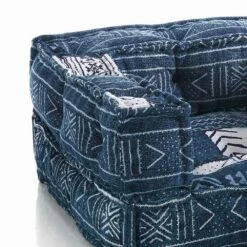 Etnische Lounge Fauteuil In Patchworkstof Of Fluweel - Vezel -Slide Shop poltrona etnica da salotto in tessuto patchwork e velluto fibra 2