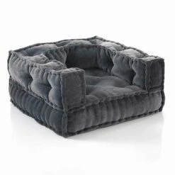 Etnische Lounge Fauteuil In Patchworkstof Of Fluweel - Vezel -Slide Shop poltrona etnica da salotto in tessuto patchwork e velluto fibra 4