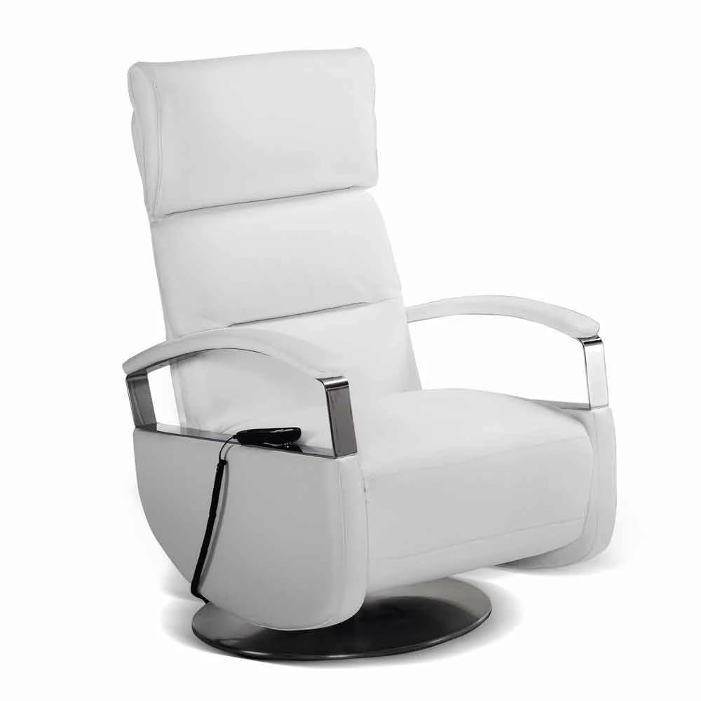 Fauteuil Cassia Met Dubbele Motor, Modern Design Gemaakt In Italië 1 Fauteuil Cassia Met Dubbele Motor, Modern Design Gemaakt In Italië