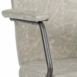 Draaibare Bureaufauteuil In Nylon En Ecoleer Met Hoge Rugleuning - Outly -Slide Shop poltrona girevole da ufficio in nylon e ecopelle schienale alto outly 2